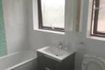 Brand new bathroom fitted in Aigburth. Includes fitting, tiling, electrics and all plumbing works. A complete package!