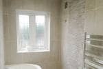 Stunning bathroom installation. We supplied and fitted the bathroom.