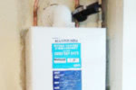 Baxi boiler installation with a new magnetic filter fitted.
