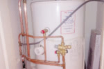 Unvented cylinder replacement for an open vented HW cylinder.